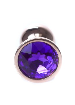 PLUG-JEWELLERY RED GOLD PLUG- PURPLE