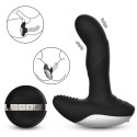 WIBRATOR-SILICONE MASSAGER USB 7 FUNCTION + PULSATOR / HEATING BLACK