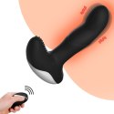 WIBRATOR-SILICONE MASSAGER USB 7 FUNCTION + PULSATOR / HEATING BLACK