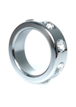 PIERŚCIEŃ-METAL COCK RING WITH CRISTAL DIAMONDS SMALL