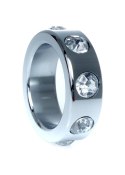 PIERŚCIEŃ-METAL COCK RING WITH CRISTAL DIAMONDS SMALL