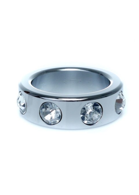 PIERŚCIEŃ-METAL COCK RING WITH CRISTAL DIAMONDS SMALL PIERŚCIEŃ-METAL COCK RING WITH CRISTAL DIAMONDS SMALL