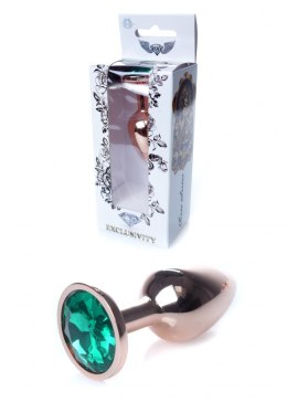 PLUG-JEWELLERY RED GOLD PLUG- GREEN