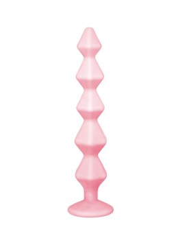 ANAL BEAD WITH CRYSTAL EMOTIONS BUDDY PINK