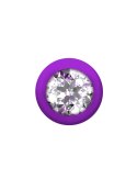 Anal bead with crystal Emotions Buddy Purple
