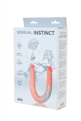 SOLIDNE DILDO PODWÓJNA PENETRACJA WAGINALNO ANALNY DOUBLE-SIDED DILDO SENSUAL INSTINCT