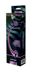 TRWAŁE EKSKLUZYWNE SZKLANE DILDO PENIS POCHWA ANAL GLAMOUR GLASS CURVED WAND