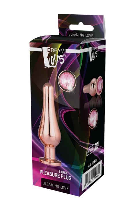 GLEAMING LOVE ROSE GOLD PLEASURE PLUG L GLEAMING LOVE ROSE GOLD PLEASURE PLUG L