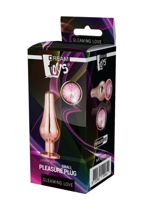 GLEAMING LOVE ROSE GOLD PLEASURE PLUG S GLEAMING LOVE ROSE GOLD PLEASURE PLUG S