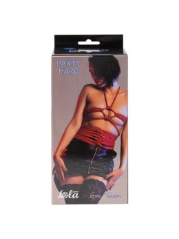ROPE PARTY HARD TENDER RED 10M