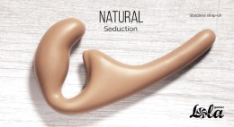 Strapless strap-on Natural Seduction Beige