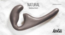 STRAPLESS STRAP-ON NATURAL SEDUCTION BLACK