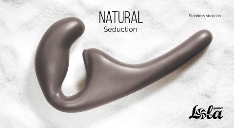 STRAPLESS STRAP-ON NATURAL SEDUCTION BLACK