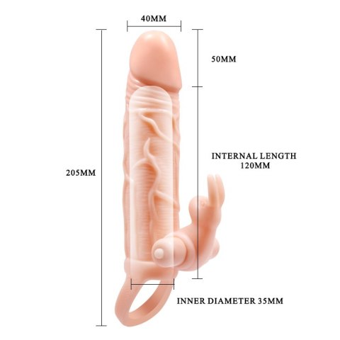PRZEDŁUŻKA NA PENISA DUŻA GRUBA NAKŁADKA POSZERZA PRETTY LOVE - BRAVE MAN 10 VIBRATON PRZEDŁUŻKA NA PENISA DUŻA GRUBA NAKŁADKA POSZERZA PRETTY LOVE - BRAVE MAN 10 VIBRATON