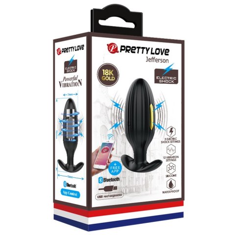 PRETTY LOVE - JEFFERSON 12 FUNCTIONS USB BLACK PRETTY LOVE - JEFFERSON 12 FUNCTIONS USB BLACK