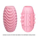 SEX MASTURBATOR SZTUCZNA REALISTYCZNA POCHWA ANAL MASTURBATOR PRETTY LOVE - PASSIONATE DOUBLE-SIDED EGG PINK