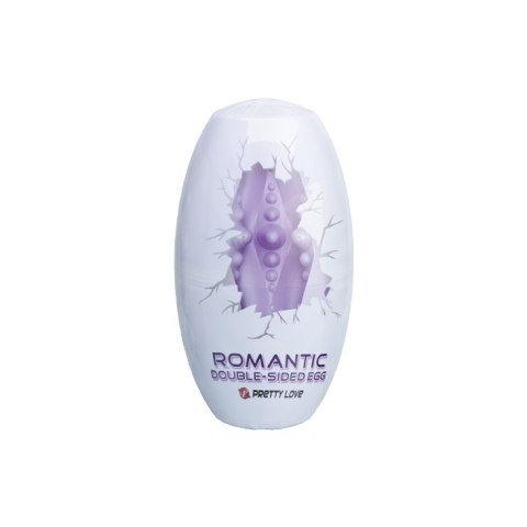 PRETTY LOVE - Romantic double sided egg PURPLE PRETTY LOVE - Romantic double sided egg PURPLE
