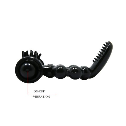 PIERŚCIEŃ EREKCYJNY SEX RING WIBRACJE STYMULATOR PRETTY LOVE - Sweet Ring Black PIERŚCIEŃ EREKCYJNY SEX RING WIBRACJE STYMULATOR PRETTY LOVE - Sweet Ring Black