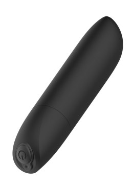 STYMULATOR-RECHARGEABLE POWERFUL BULLET VIBRATOR USB 20 FUNCTIONS - MATT BLACK