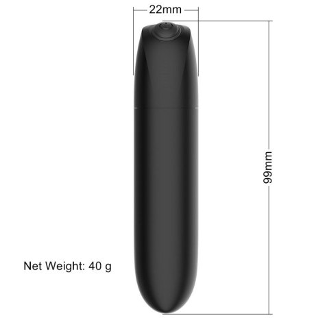 STYMULATOR-RECHARGEABLE POWERFUL BULLET VIBRATOR USB 20 FUNCTIONS - MATT BLACK STYMULATOR-RECHARGEABLE POWERFUL BULLET VIBRATOR USB 20 FUNCTIONS - MATT BLACK