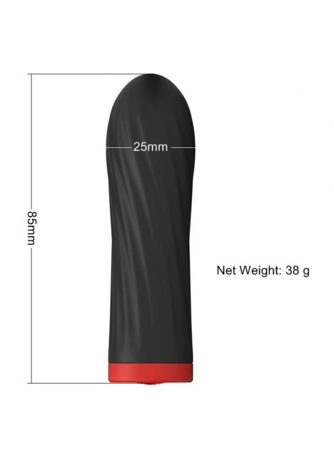 STYMULATOR-RECHARGEABLE SILICONE TOUCH VIBRATOR USB 10 FUNCTIONS - BLACK STYMULATOR-RECHARGEABLE SILICONE TOUCH VIBRATOR USB 10 FUNCTIONS - BLACK