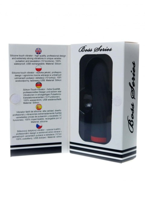 STYMULATOR-RECHARGEABLE SILICONE TOUCH VIBRATOR USB 10 FUNCTIONS - BLACK STYMULATOR-RECHARGEABLE SILICONE TOUCH VIBRATOR USB 10 FUNCTIONS - BLACK