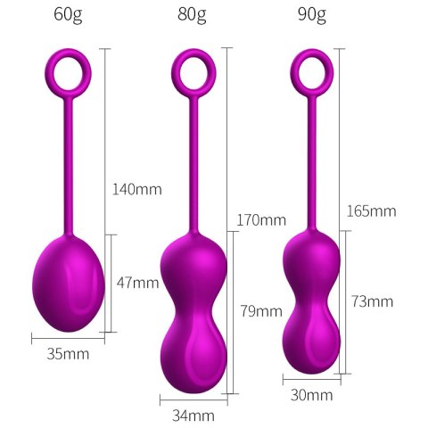 KULKI GEJSZY TRENING MIĘŚNI KEGLA KORALIKI JAJKA KULKI-KEGEL BALLS - SET KULKI GEJSZY TRENING MIĘŚNI KEGLA KORALIKI JAJKA KULKI-KEGEL BALLS - SET