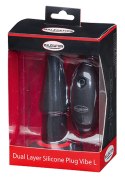 MALESATION DUAL LAYER SILICONE PLUG VIBE L