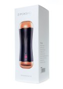 MASTURBATOR-VIBRATING MASTURBATION CUP USB 10 FUNCTION + INTERACTIVE FUNCTION / DOUBLE ENDS