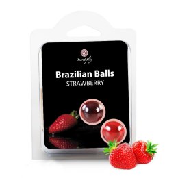 LUBRYKANT SET 2 BRAZILIAN BALLS STRAWBERRY