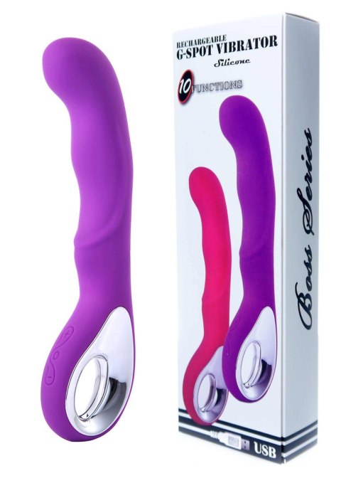 Vibrator G-spot 10 functions USB Purple Vibrator G-spot 10 functions USB Purple