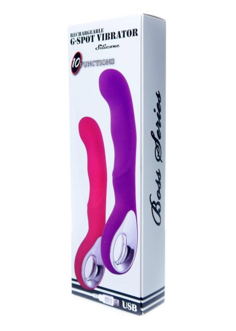 Vibrator G-spot 10 functions USB Purple Vibrator G-spot 10 functions USB Purple
