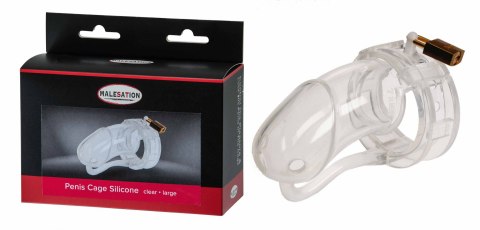 MALESATION PENIS CAGE SILICONE LARGE CLEAR MALESATION PENIS CAGE SILICONE LARGE CLEAR