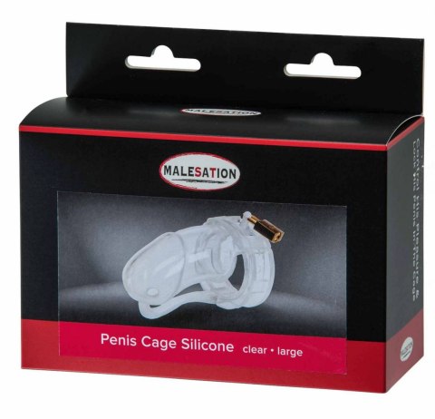 MALESATION PENIS CAGE SILICONE LARGE CLEAR MALESATION PENIS CAGE SILICONE LARGE CLEAR