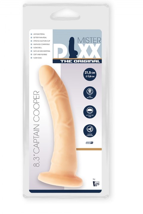 SOLIDNE REALISTYCZNE DILDO Z PRZYSSAWKĄ CYBERSKÓRA MR. DIXX CAPTAIN COOPER 8.3INCH DONG SOLIDNE REALISTYCZNE DILDO Z PRZYSSAWKĄ CYBERSKÓRA MR. DIXX CAPTAIN COOPER 8.3INCH DONG