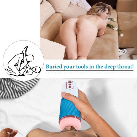 MASTURBATOR-VIBRATION 7, 7 SUCKING MODES, HAND MASTURBATOR-VIBRATION 7, 7 SUCKING MODES, HAND