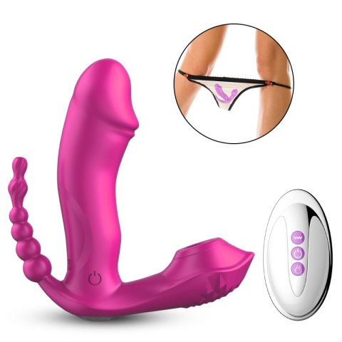 STYMULATOR-SILICONE PANTY VIBRATOR USB, 7 VIBRATIONS, HEATING, 7 FREQUENCY OF SUCKING STYMULATOR-SILICONE PANTY VIBRATOR USB, 7 VIBRATIONS, HEATING, 7 FREQUENCY OF SUCKING