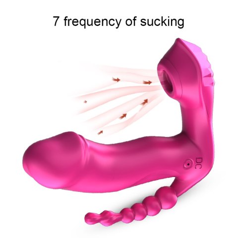 STYMULATOR-SILICONE PANTY VIBRATOR USB, 7 VIBRATIONS, HEATING, 7 FREQUENCY OF SUCKING STYMULATOR-SILICONE PANTY VIBRATOR USB, 7 VIBRATIONS, HEATING, 7 FREQUENCY OF SUCKING