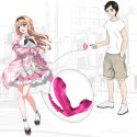 STYMULATOR-SILICONE PANTY VIBRATOR USB, 7 VIBRATIONS, HEATING, 7 FREQUENCY OF SUCKING