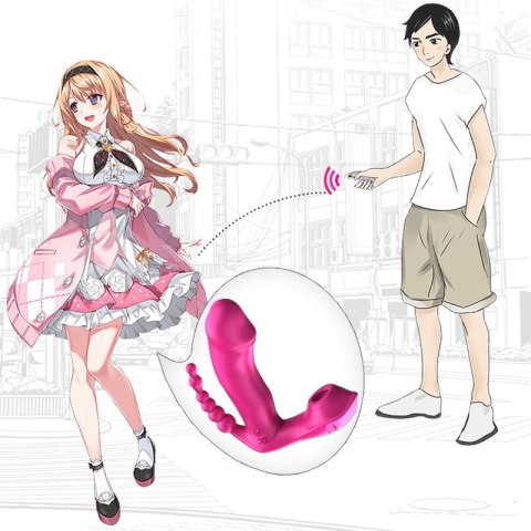STYMULATOR-SILICONE PANTY VIBRATOR USB, 7 VIBRATIONS, HEATING, 7 FREQUENCY OF SUCKING STYMULATOR-SILICONE PANTY VIBRATOR USB, 7 VIBRATIONS, HEATING, 7 FREQUENCY OF SUCKING