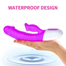 WIBRATOR-SILICON, VIBRATOR 7 FUNCTION AND HEATING MODE, PURPLE
