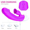 WIBRATOR-SILICON, VIBRATOR 7 FUNCTION AND HEATING MODE, PURPLE