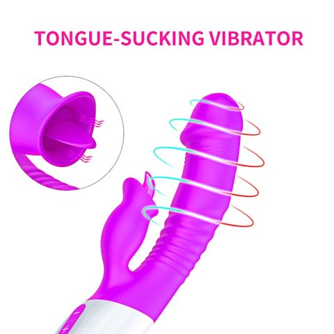 WIBRATOR-SILICON, VIBRATOR 7 FUNCTION AND HEATING MODE, PURPLE WIBRATOR-SILICON, VIBRATOR 7 FUNCTION AND HEATING MODE, PURPLE