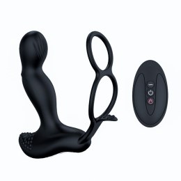 WIBRATOR-SILICONE MASSAGER 7 FUNCTION AND HEATING FUNCTION, BLACK