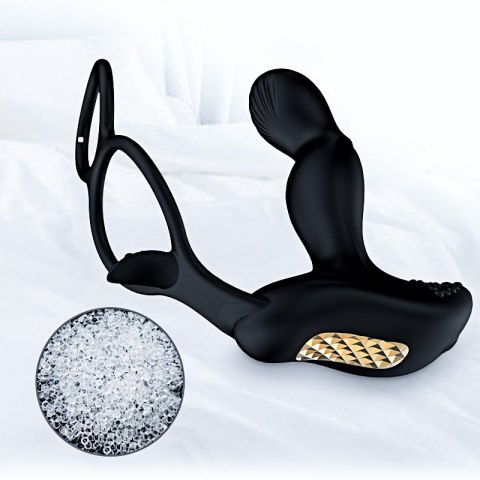 WIBRATOR-SILICONE MASSAGER 7 FUNCTION AND HEATING FUNCTION, BLACK WIBRATOR-SILICONE MASSAGER 7 FUNCTION AND HEATING FUNCTION, BLACK