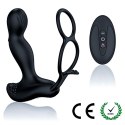 WIBRATOR-SILICONE MASSAGER 7 FUNCTION AND HEATING FUNCTION, BLACK
