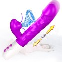 Wibrator-Silicone, Vibration 7, 7 Suction, 3 Thrusting, Heating, Purple