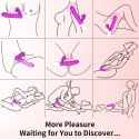 Wibrator-Silicone, Vibration 7, 7 Suction, 3 Thrusting, Heating, Purple