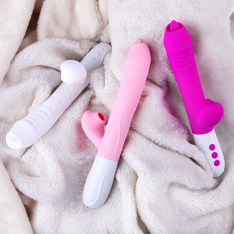 WIBRATOR-SILICONE VIBRATOR USB 7 FUNCTION, PURPLE WIBRATOR-SILICONE VIBRATOR USB 7 FUNCTION, PURPLE