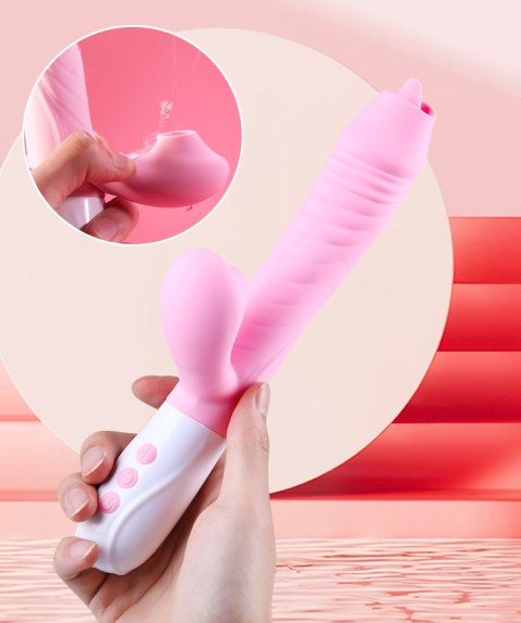 WIBRATOR-SILICONE VIBRATOR USB 7 FUNCTION, PURPLE WIBRATOR-SILICONE VIBRATOR USB 7 FUNCTION, PURPLE